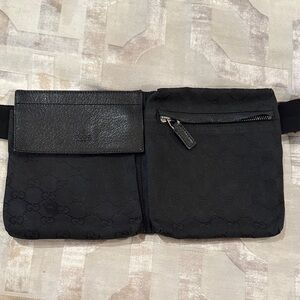 Black Gucci Belt Bag